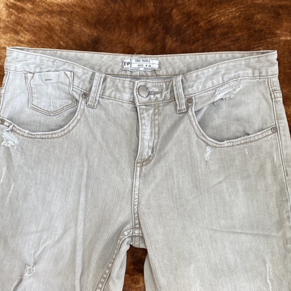 Free People Distressed Jeans - Picture 4 of 7